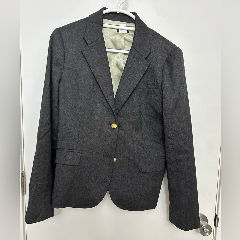 J Crew School Boy Wool Blazer Size 12
